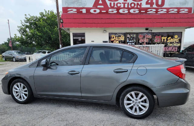 2012 Honda Civic for sale at Auto Auction 4 U, LLC in Converse, TX