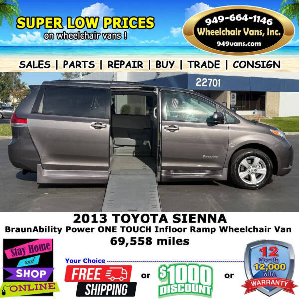 2013 Toyota Sienna LE Mobility 7-Passenger