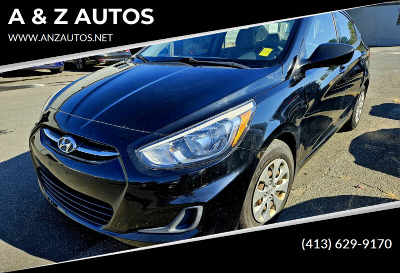 2015 Hyundai Accent for sale at A & Z AUTOS in Westfield MA