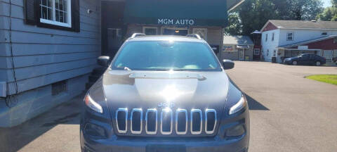 2015 Jeep Cherokee for sale at MGM Auto Sales in Cortland NY