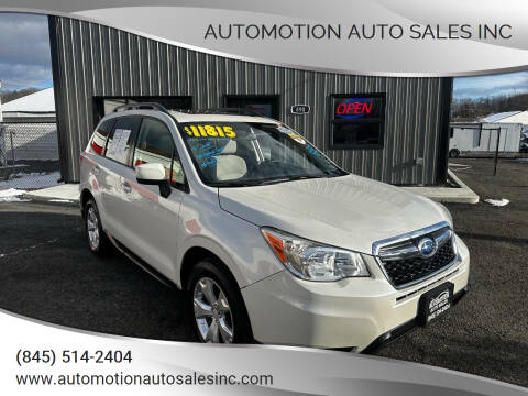 2015 Subaru Forester for sale at Automotion Auto Sales Inc in Kingston NY