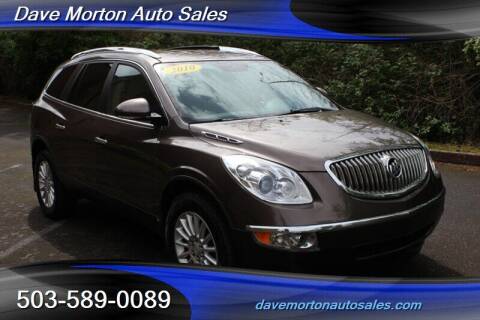 2010 Buick Enclave for sale at Dave Morton Auto Sales in Salem OR