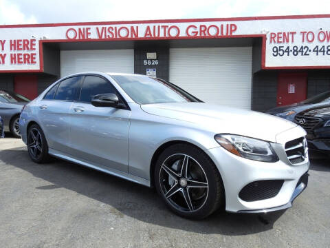 2016 Mercedes-Benz C-Class for sale at One Vision Auto in Hollywood FL