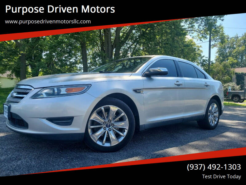 2012 Ford Taurus for sale at Purpose Driven Motors in Sidney OH