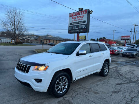 2015 Jeep Grand Cherokee for sale at Unlimited Auto Group in West Chester OH
