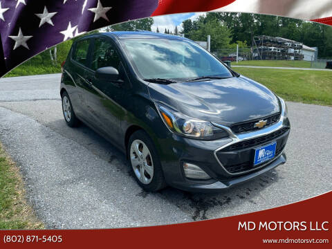 2020 Chevrolet Spark for sale at MD Motors LLC in Williston VT