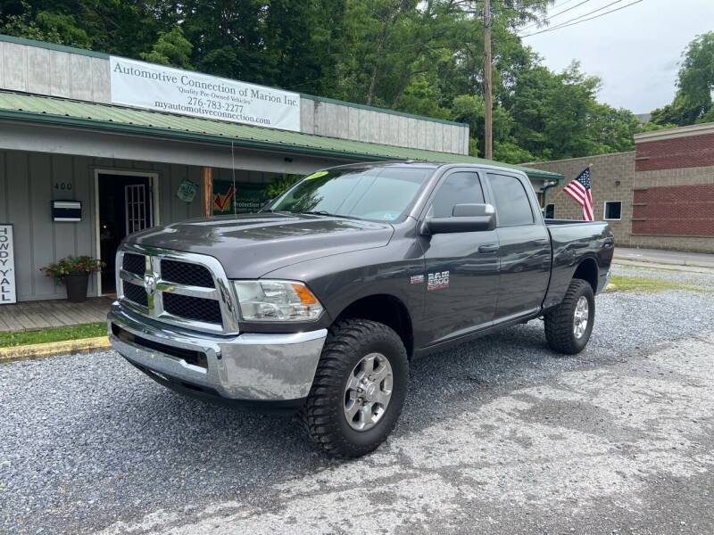 2016 RAM Ram Pickup 2500 for sale at Booher Motor Company in Marion VA