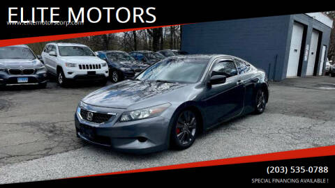 2008 Honda Accord for sale at ELITE MOTORS in West Haven CT