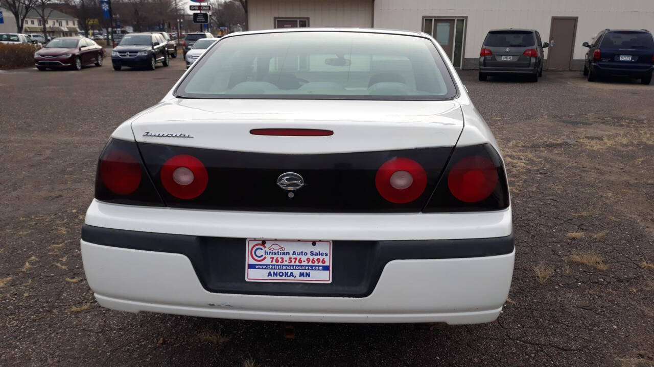 2005 Chevrolet Impala for sale at CHRISTIAN AUTO SALES in Anoka, MN