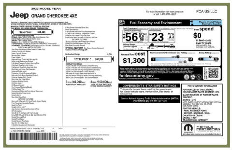 2022 Jeep Grand Cherokee 4xe