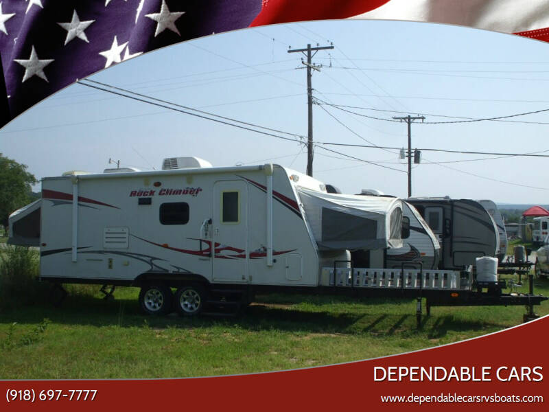 2010 KZ 222 TOY HAULER **ROCK CLIMBER** for sale at DEPENDABLE CARS in Mannford OK