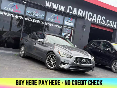 2021 Infiniti Q50 for sale at CARUCARS LLC in Miami FL