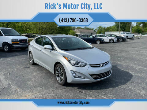 2015 Hyundai Elantra for sale at Rick's Motor City, LLC in Springfield MA