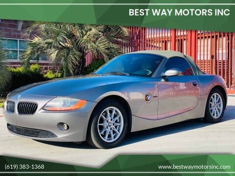 Bmw Z4 For Sale In San Diego Ca Best Way Motors Inc