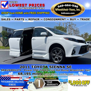 2011 Toyota Sienna for sale at Wheelchair Vans Inc in Laguna Hills CA