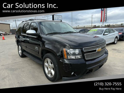 2012 Chevrolet Tahoe for sale at Car Solutions Inc. in San Antonio TX