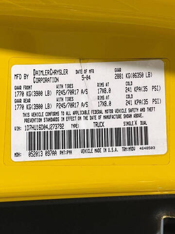 2004 Dodge Ram 1500 SLT