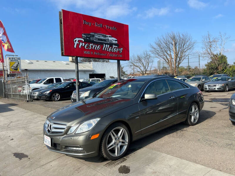 2012 Mercedes-Benz E-Class for sale at FRESNO MOTORS in Fresno CA