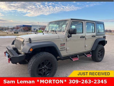 2017 Jeep Wrangler Unlimited for sale at Sam Leman CDJRF Morton in Morton IL