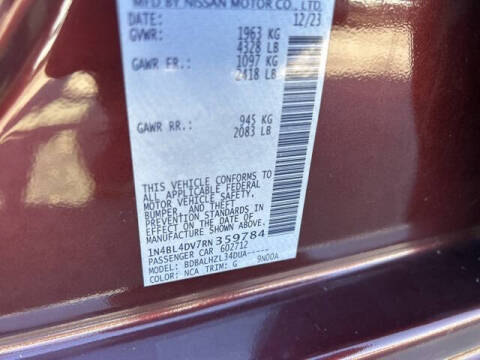 2024 Nissan Altima 2.5 SV