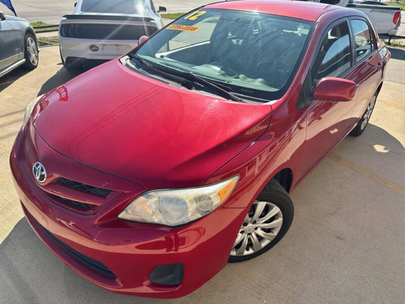 2012 Toyota Corolla for sale at Raj Motors Sales in Greenville TX