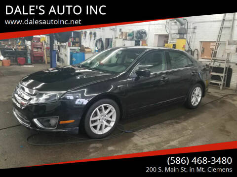 2010 Ford Fusion for sale at DALE'S AUTO INC in Mount Clemens MI