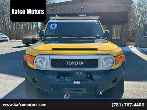 2010 Toyota FJ Cruiser for sale at Kafco Motors in Holbrook MA