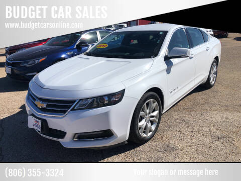 2019 Chevrolet Impala for sale at BUDGET CAR SALES in Amarillo TX