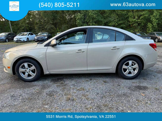 2012 Chevrolet Cruze for sale at 63 Auto Inc in Spotsylvania, VA