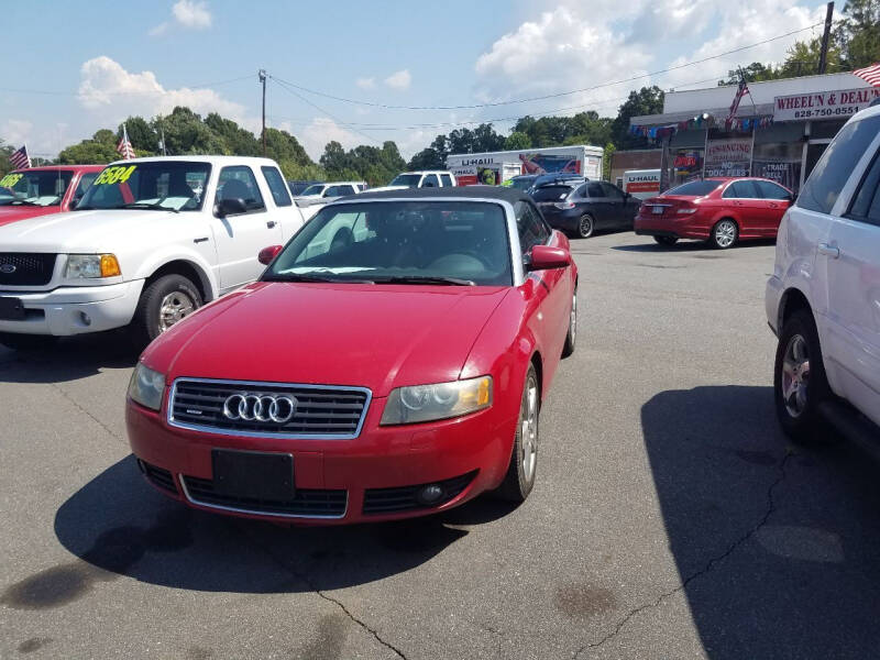 2004 Audi A4 for sale at Wheel'n & Deal'n in Lenoir NC