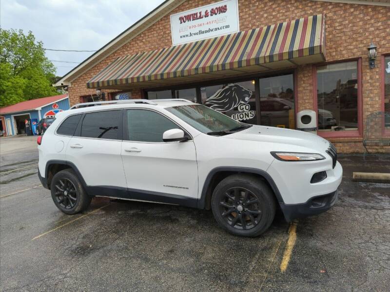 2016 Jeep Cherokee for sale at Towell & Sons Auto Sales in Manila AR