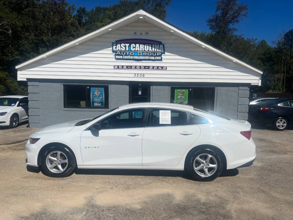 2017 Chevrolet Malibu for sale at EAST CAROLINA AUTO GROUP LLC in Wilson, NC