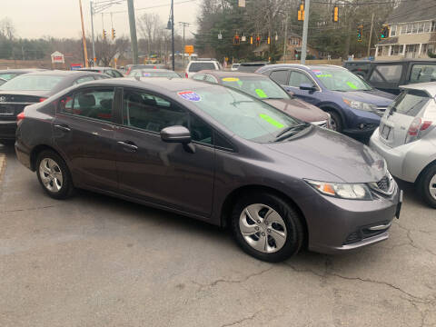 2015 Honda Civic for sale at CAR CORNER RETAIL SALES in Manchester CT
