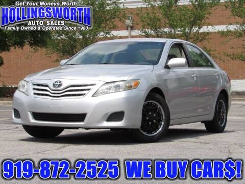 2011 Toyota Camry for sale at Hollingsworth Auto Sales in Raleigh NC