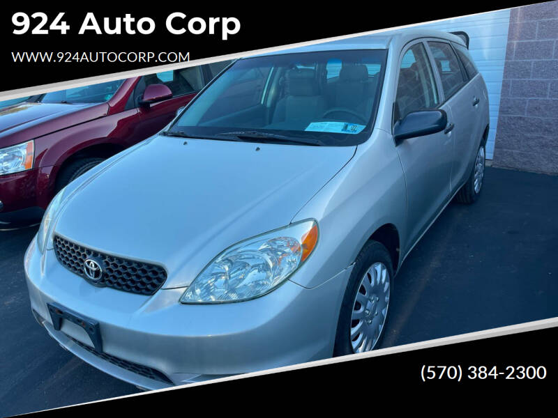 2004 Toyota Matrix for sale at 924 Auto Corp in Sheppton PA