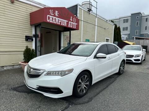 2016 Acura TLX for sale at Champion Auto LLC in Quincy MA