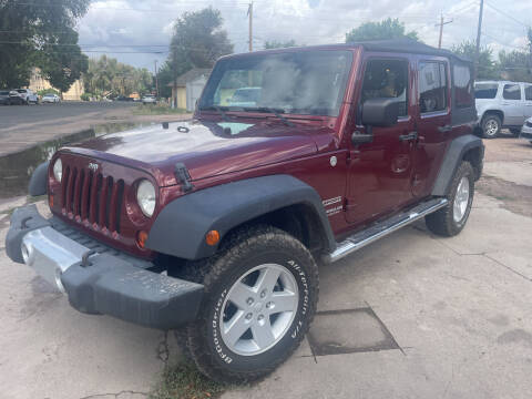 2010 Jeep Wrangler Unlimited for sale at PYRAMID MOTORS AUTO SALES in Florence CO