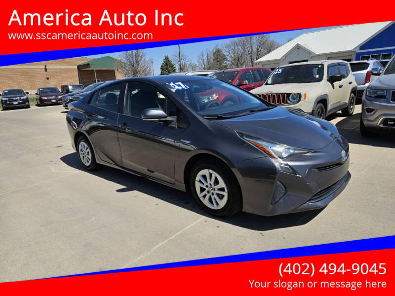 2017 Toyota Prius for sale at America Auto Inc in South Sioux City NE