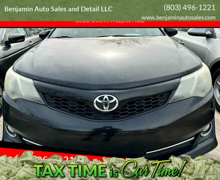 2013 Toyota Camry for sale at Benjamin Auto Sales and Detail LLC in Holly Hill SC