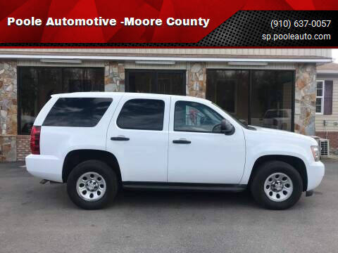 2011 Chevrolet Tahoe for sale at Poole Automotive -Moore County in Aberdeen NC
