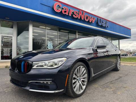 2016 BMW 7 Series for sale at CarsNowUsa LLc in Monroe MI