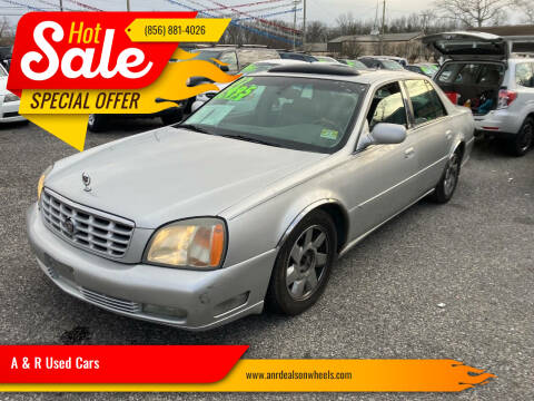 2002 Cadillac DeVille for sale at A & R Used Cars in Clayton NJ