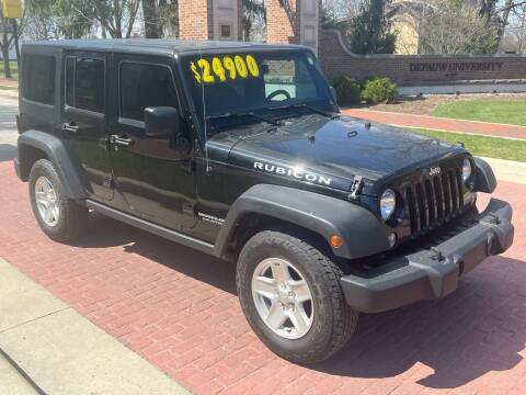 2015 Jeep Wrangler Unlimited for sale at TF CLARK AUTO BROKERS in Greencastle IN