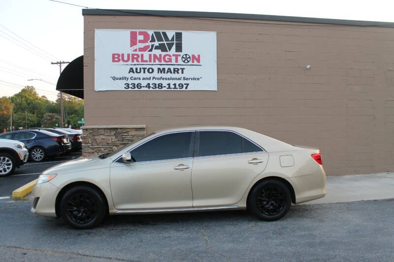 2012 Toyota Camry for sale at Burlington Auto Mart in Burlington NC