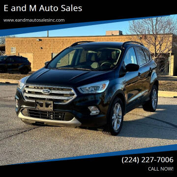 2017 Ford Escape for sale at E and M Auto Sales in Elgin IL