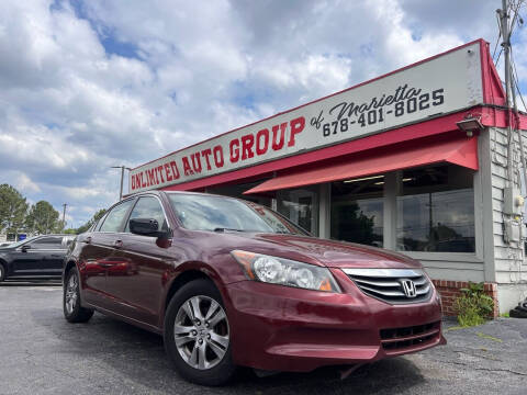 2012 Honda Accord for sale at Unlimited Auto Group of Marietta in Marietta GA