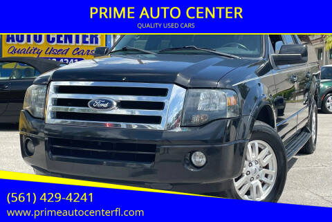 2013 Ford Expedition EL for sale at PRIME AUTO CENTER in Palm Springs FL