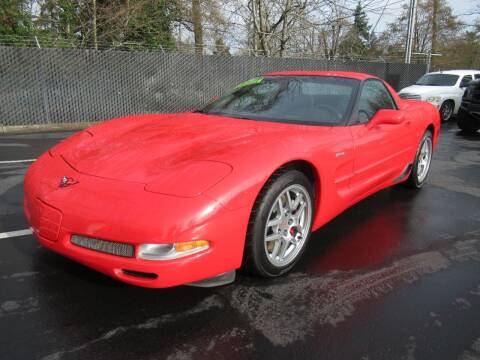 2004 Chevrolet Corvette for sale at LULAY'S CAR CONNECTION in Salem OR