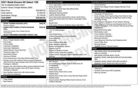 2021 Buick Encore GX Select