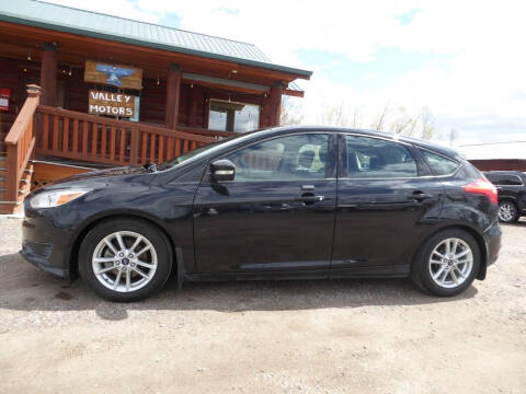 2016 Ford Focus for sale at VALLEY MOTORS in Kalispell MT